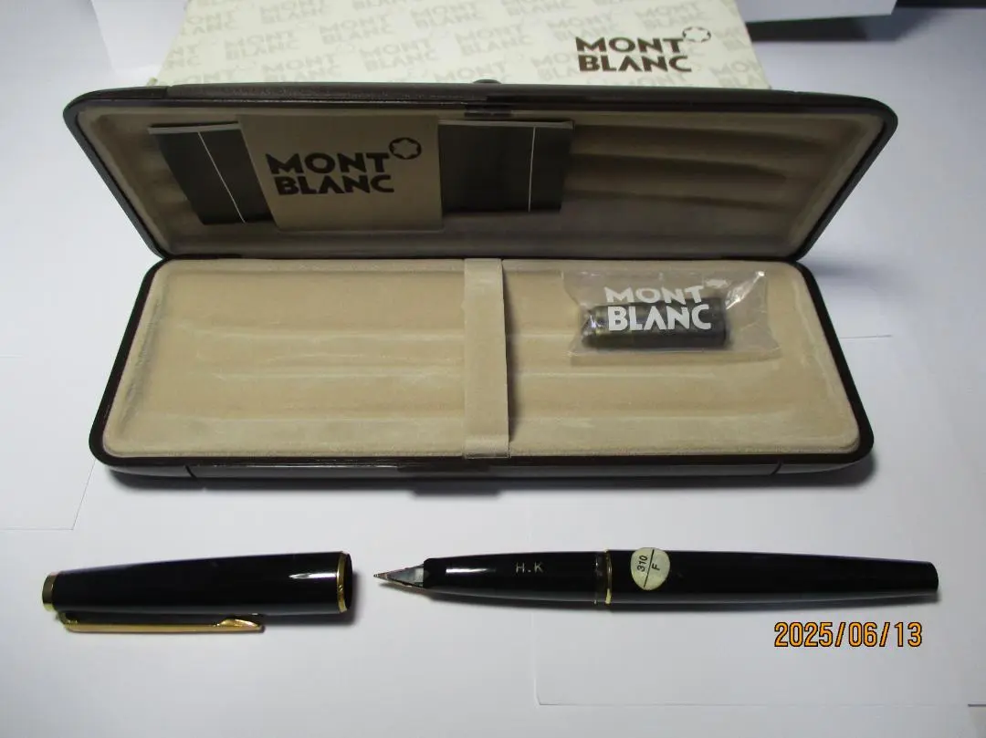 Montblanc モンブラン 万年筆 310 F 黒 詳細ページ | 万年筆 ボールペンなど高級筆記具の販売・買取