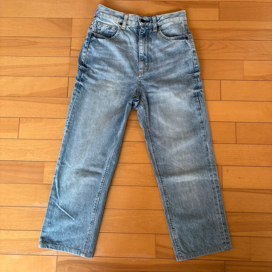 Thumbnail of GU Straight Jeans Tapered Denim S Size Inseam 57.5cm
