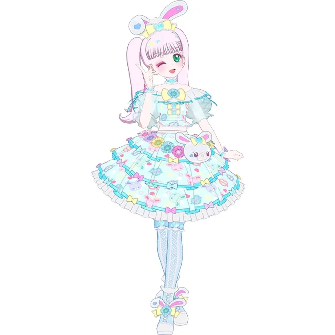 Thumbnail of Aipriverse Easter Bunny Full Coordination Pri-Photo (Purikura)