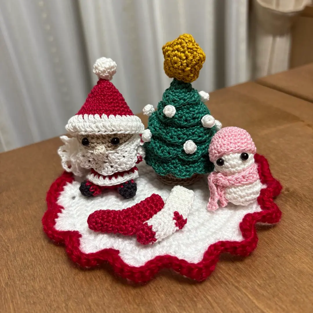 Thumbnail of Handmade Amigurumi Christmas Set