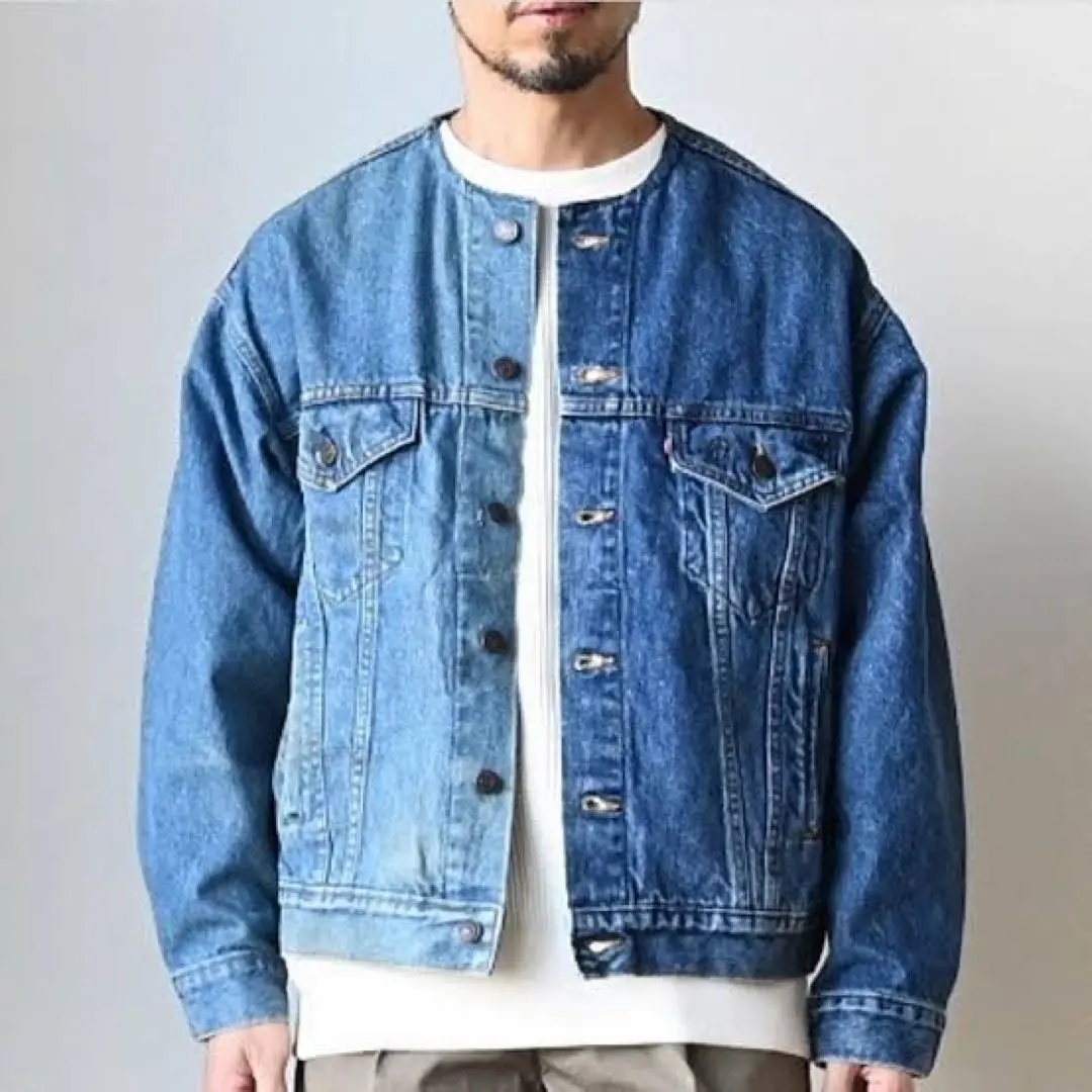Sunny side up デニムジャケット sunny side up】 Denim 1st T-Back Wide JKT B サイズ