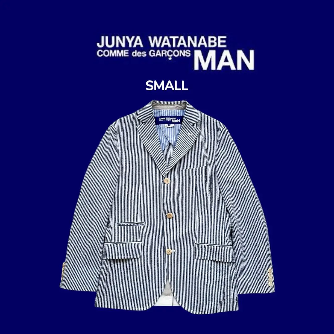美品　ジュンヤワタナベ　コムデギャルソン　デニム テーラードジャケット　レア JUNYA WATANABE COMME des GARCONS MAN ジュンヤワタナベ