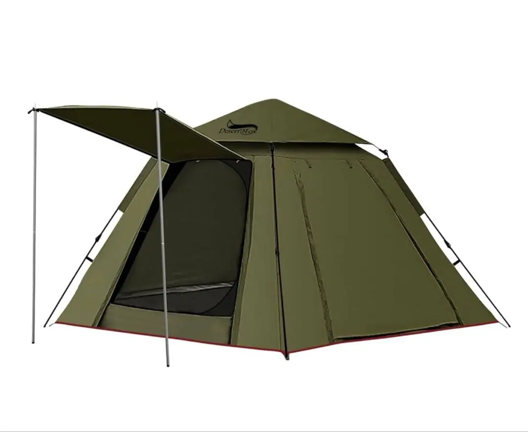 【色:カーキ】DesertFox テント 2-3人用 4000mm耐水圧 ドーム 楽天市場】DesertFox テント 2-3人用 4000mm耐水圧 ドームテント