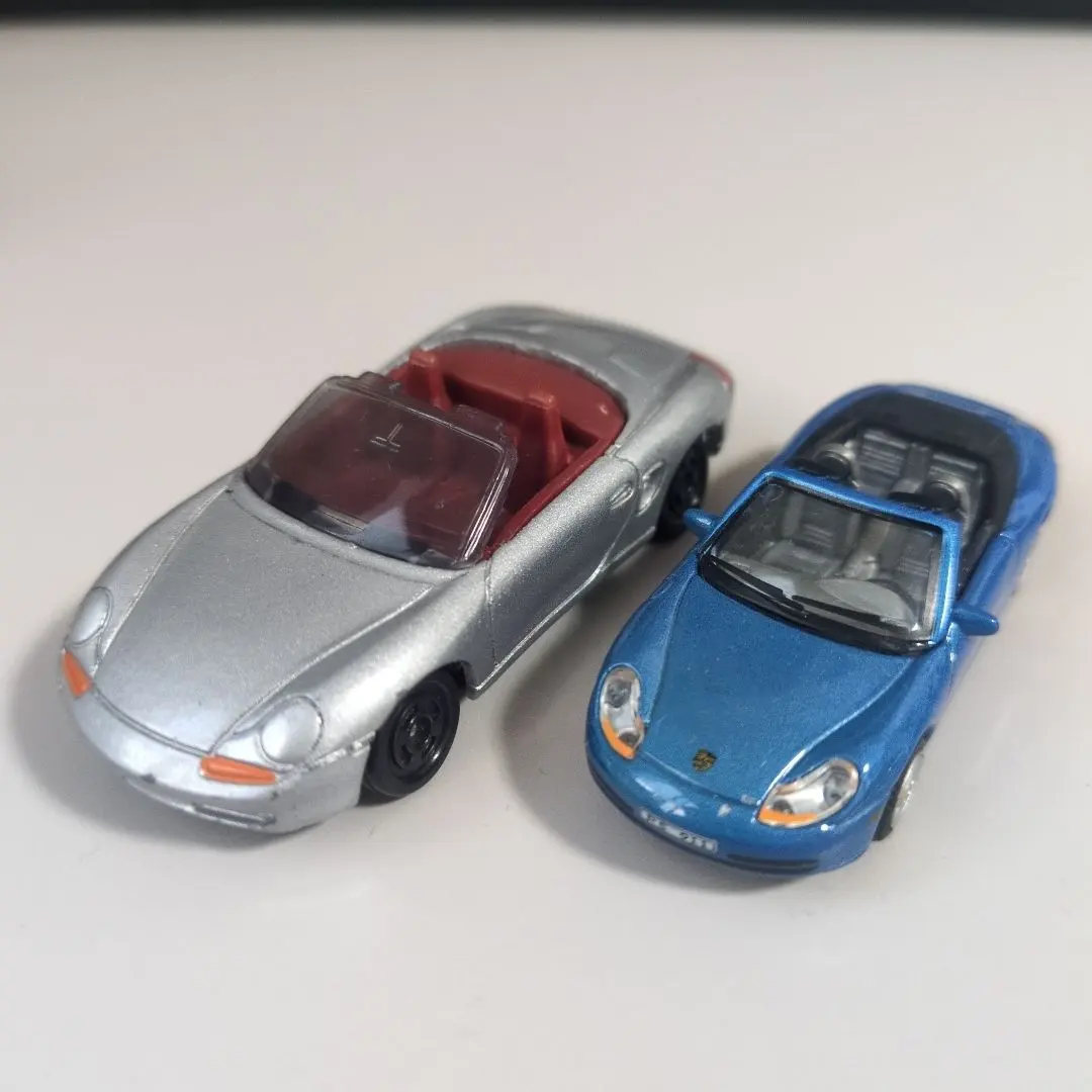 Thumbnail of Two Porsche Boxster miniature cars