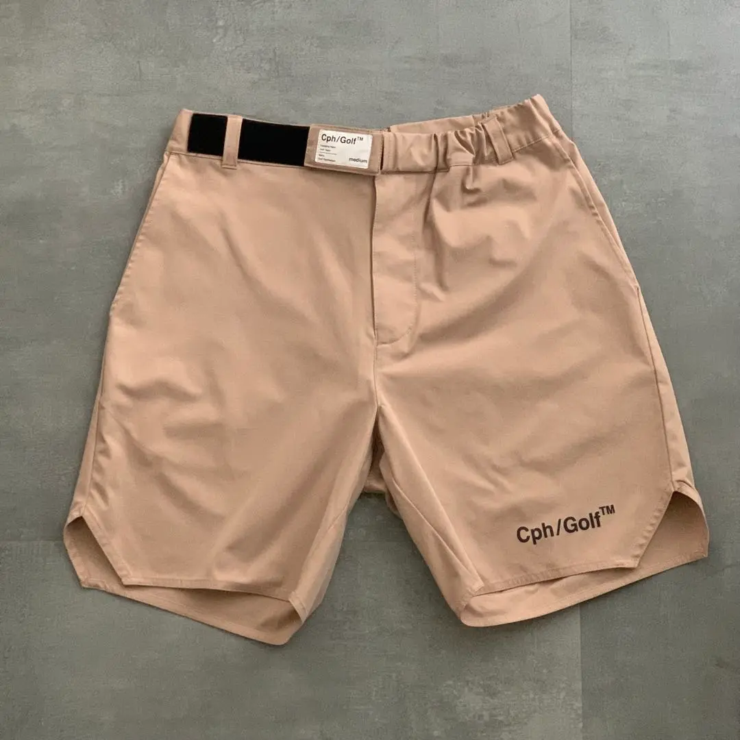 キャプテンズヘルム ゴルフ アジャスタブル ショートパンツ M BEIGE Cph/Golf™ キャプテンズヘルムゴルフ ショートパンツ ハーフ