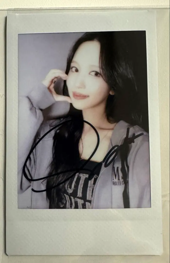 TWICE 直筆サイン入りチェキ MINA
