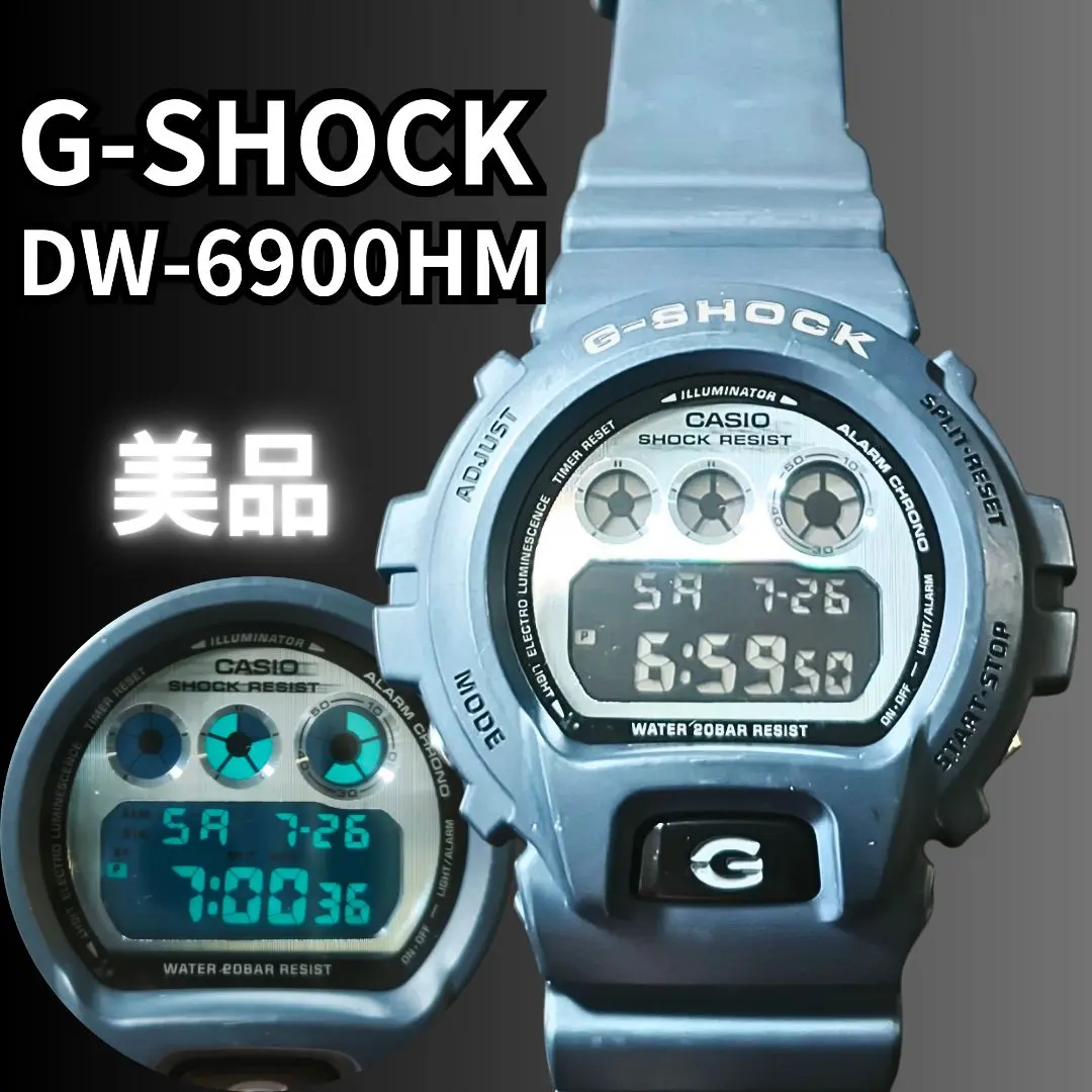 【美品】G-SHOCK DW-6900HM 楽天市場】CASIO カシオ G-SHOCK Gショック ジーショック DW