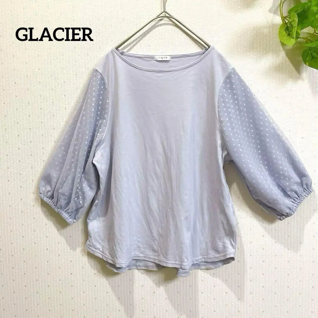 Thumbnail of Gracia Honeys 3/4 Sleeve Cut and Sew T-shirt M Sleeve Switching