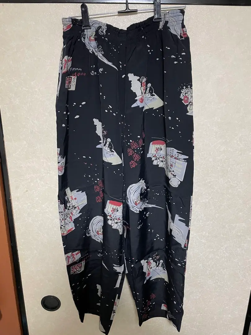 ポータークラシック　フィルムノワール　アロハパンツ Porter Classic アロハパンツ ブラックM