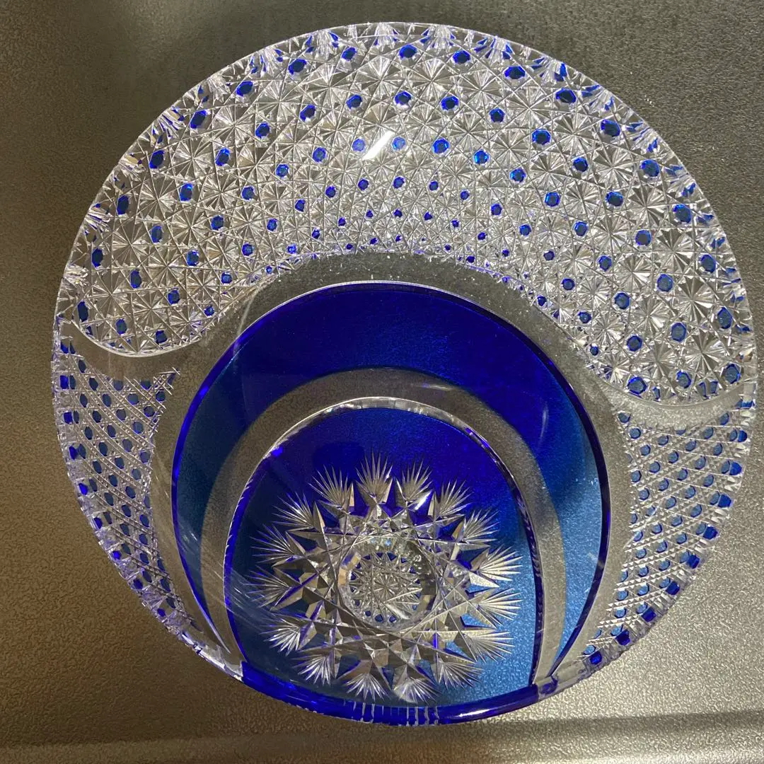 江戸切子　花器　南端久司　伝統工芸品　新品未使用 江戸切子 花器 南端久司 伝統工芸品 新品未使用 南端 久司