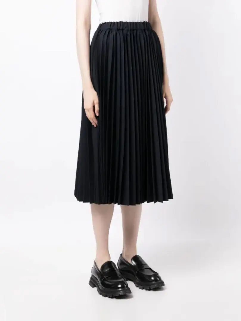 COMME des GARÇONS GIRLプリーツスカート Lサイズ コムデギャルソン ガールCOMME des GARCONS GIRL ストライプ切替