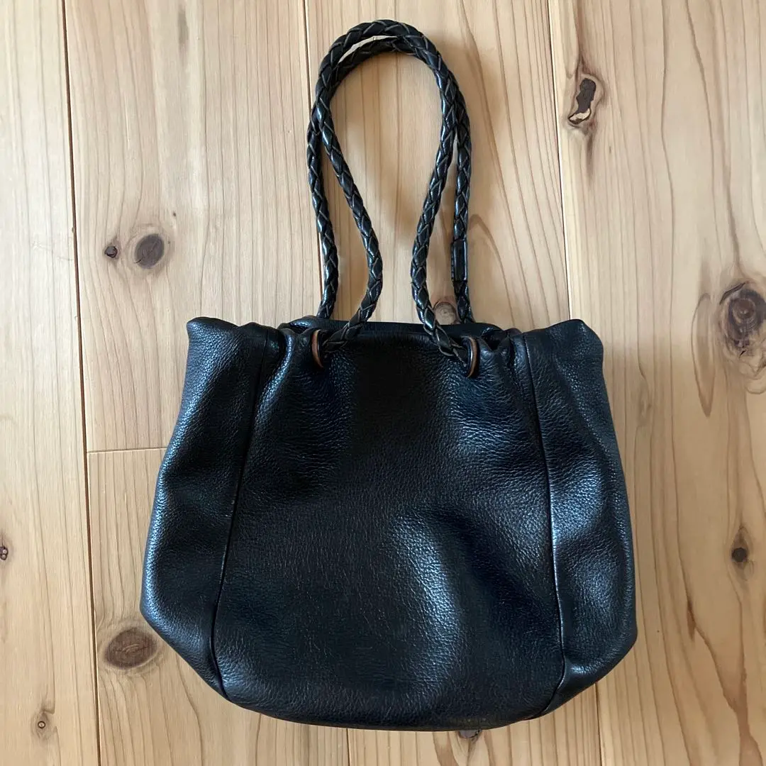 美品　ヌイトメル　巾着トートバッグ-Mサイズ・ブラック ヌイトメル 巾着トートバッグ Mサイズ（DKT-M）
