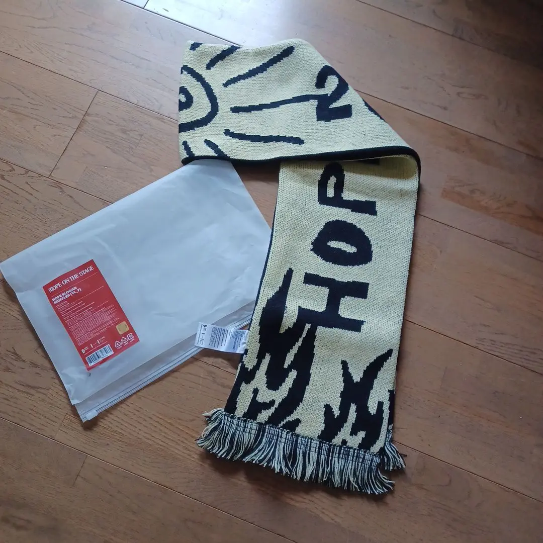 J-HOPE ホビ　HOPE ON THE STAGE マフラー　Yellow J-HOPE】 HOPE ON THE STAGE マフラー タオル 黄色