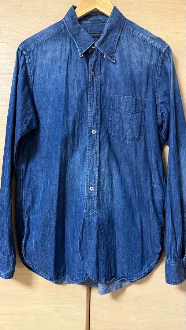 Thumbnail of SOPHNET. Dungaree Denim Shirt Vintage