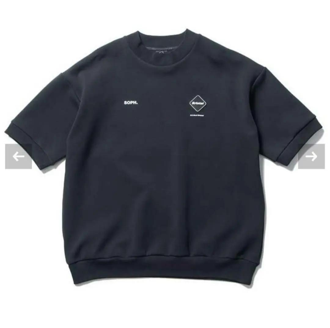 SOPH. | BIG LOGO CREWNECK BAGGY SWEAT(M BLACK):