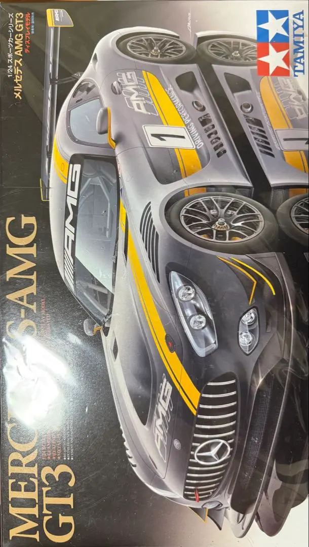 漫*記様 タミヤ　ラジコンボディ　メルセデスAMG GT-3 中古　艶消し　自作 最新発見 漫*記様 タミヤ ラジコンボディ メルセデスAMG GT-3