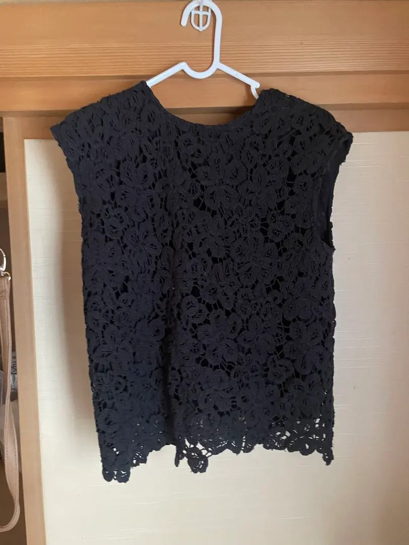 Thumbnail of Mila Owen Black Lace Sleeveless Top, Size M