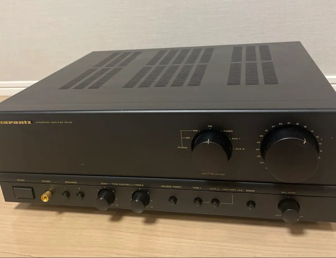 極美品！！フルレストア済！マランツプリメインアンプPM-50 marantz PM-50 プリメインアンプ 名機 動作品 - メルカリ