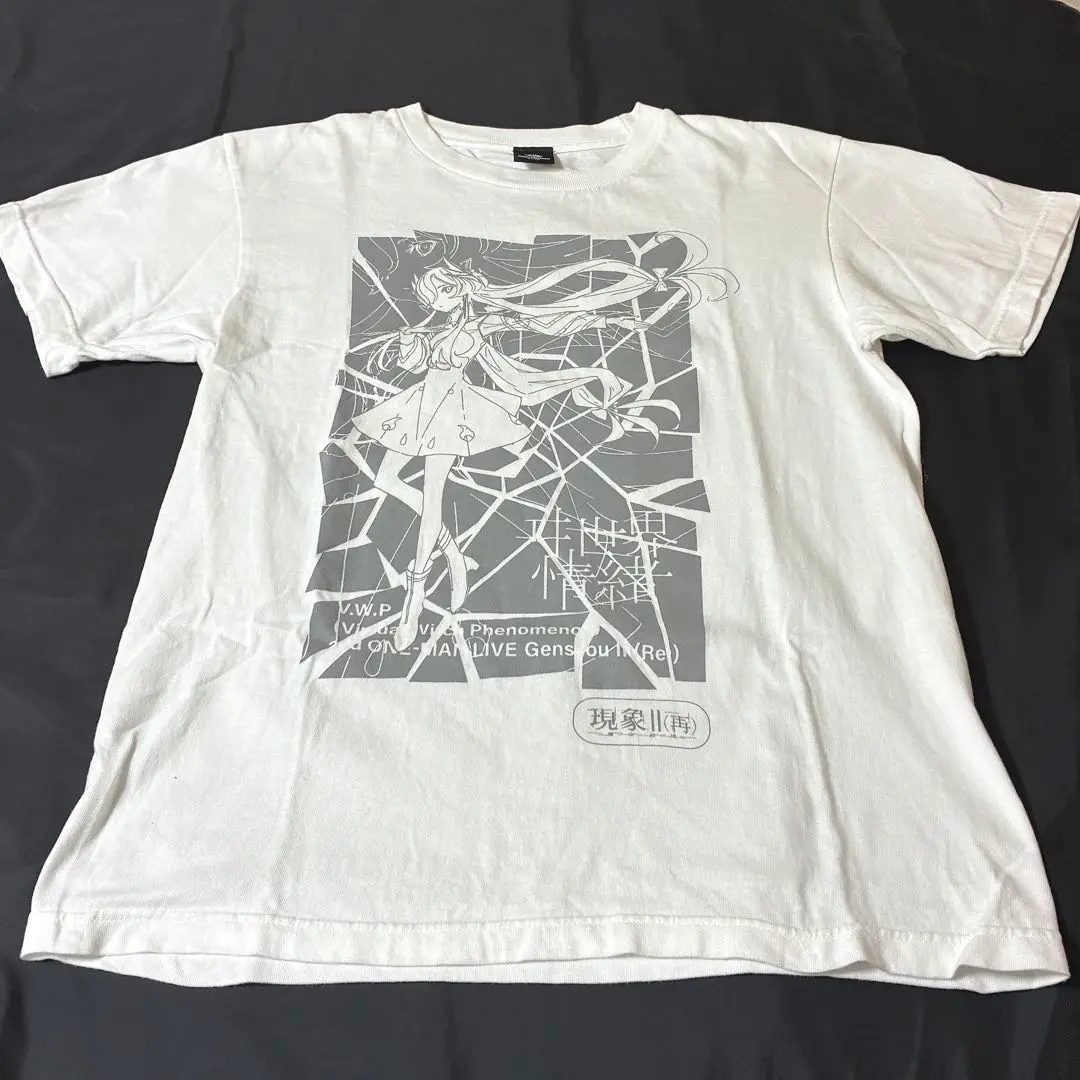ヰ世界情緒 × somunia Tシャツ WHITE(XL) COTD展 神椿 ヰ世界情緒】somunia×ヰ世界情緒Tシャツ／WHITE／「COTD展