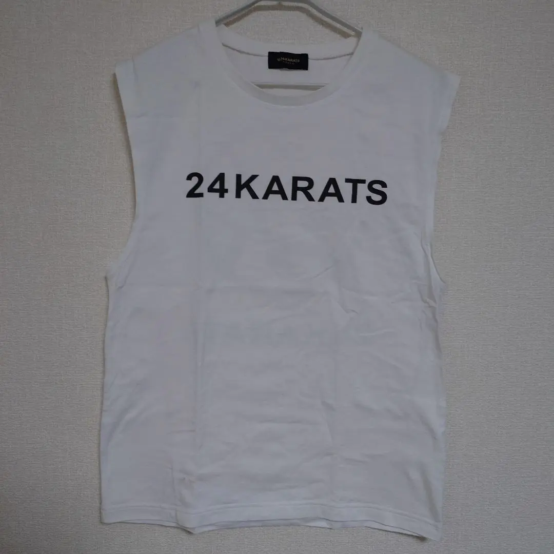 24karats - BP 会場限定 ノースリーブTシャツ ♪美品 High&Low 24karats ノースリーブ Tシャツ 黒 春夏秋