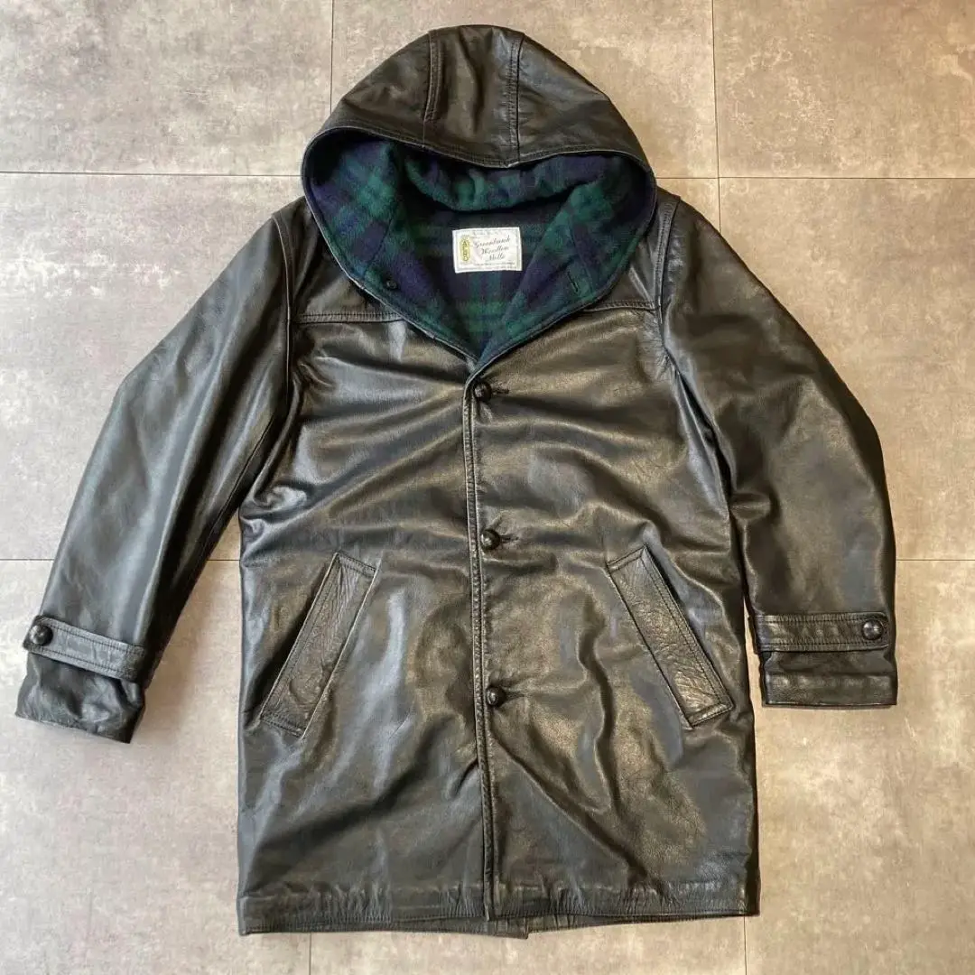 AERO LEATHER エアロレザー フードカーコート S AERO LEATHER エアロレザー フードカーコート S ジャケット