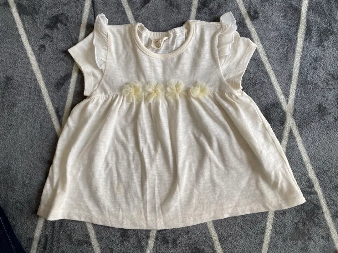 Thumbnail of Kate Clapp Ivory Flower Motif Shirt 90