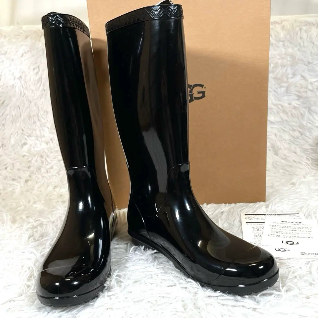 Thumbnail of UGG black rain boots