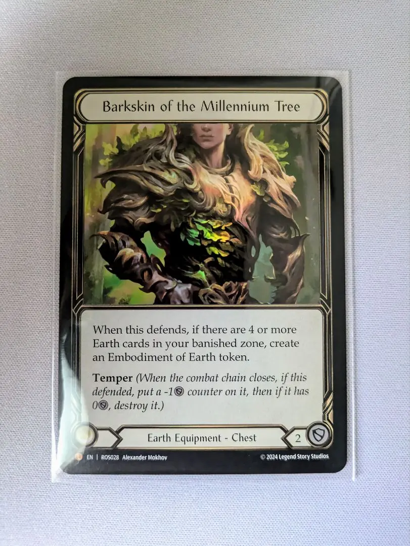 千年樹の樹皮鎧 Barkskin of the Millennium Tree RF] Barkskin of the Millennium Tree - ROS028