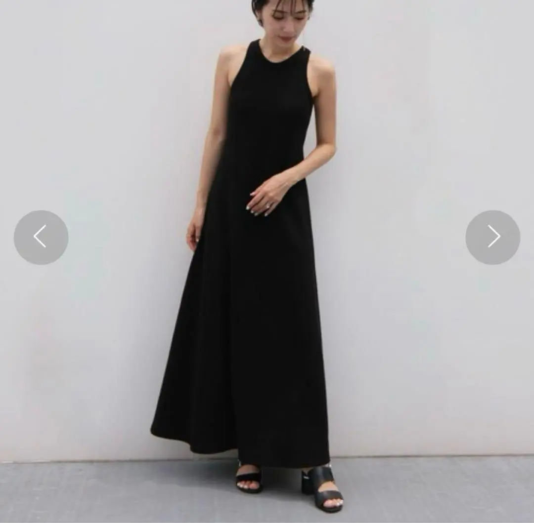 Thumbnail of AKTE Cup-in American Sleeve Dress - Black