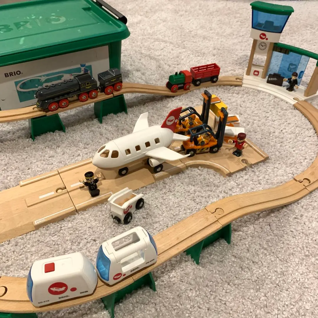 BRIO ブリオ スカイトレイン セット モノレール 木製 レーン 大容量 BRIO ブリオ スカイトレイン セット モノレール 木製 レーン 大容量