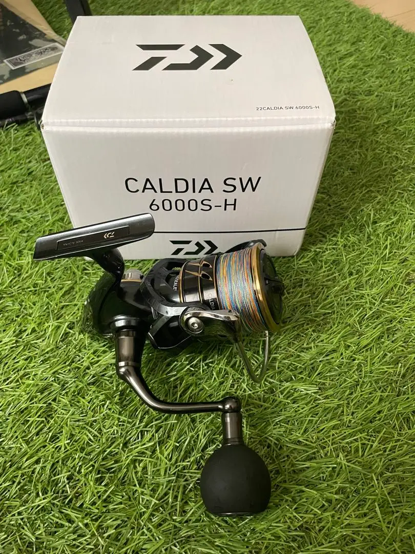 ダイワ　カルディア SW6000S-H 良品 ダイワ カルディア SW 6000S-H 22年モデル スピニングリール