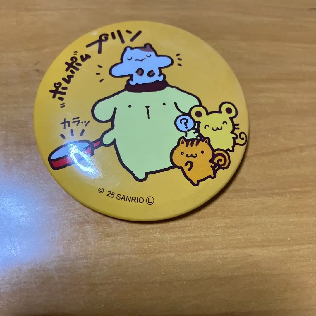 Thumbnail of Pom Pom Purin button badge, manufactured in 2025