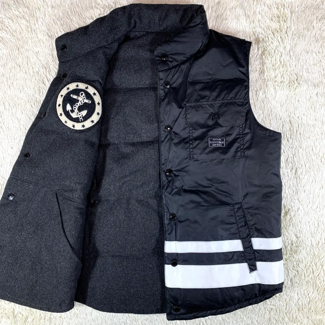 Schott ブラック キルティングベスト L 楽天市場】【SALE／30%OFF】Schott QUILTING WORK VEST