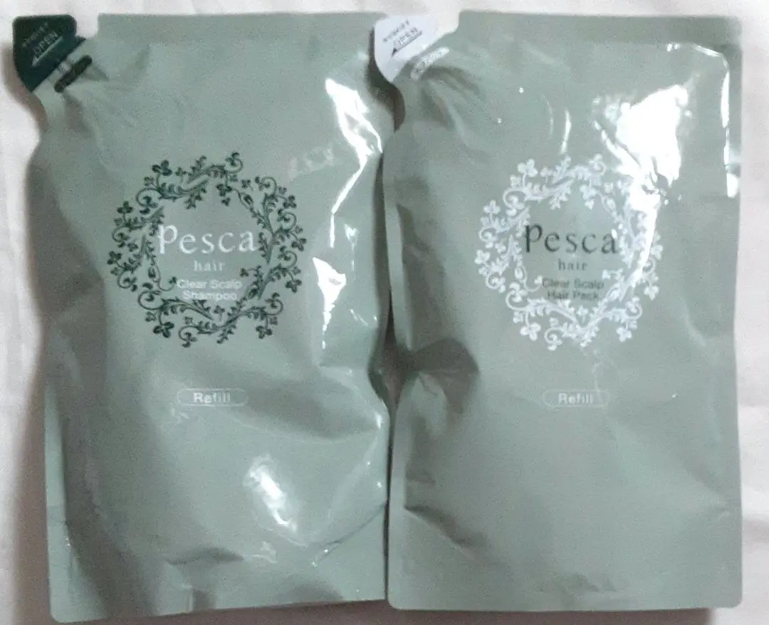 Pesca クリアスカルプシャンプー＆ヘアパック 500mlセット Amazon | PESCA (ペスカ) 【 Amazon.co.jp限定 】 クリア