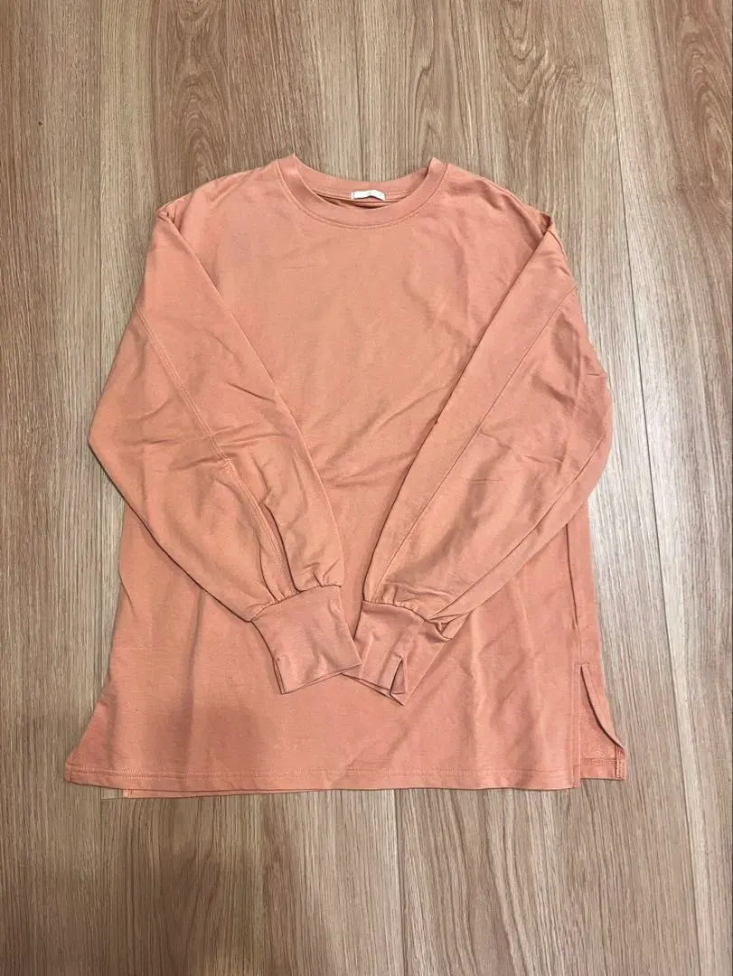 Thumbnail of GU Cotton 100% Long Sleeve T-shirt Sweat M Pink