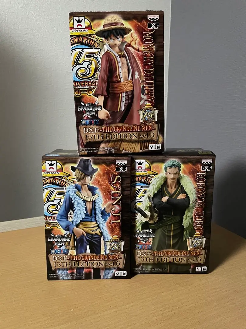 ワンピースフィギュアgrandline men15th edition3本セット 2025年最新】ワンピース dxf the grandline men 15th edition