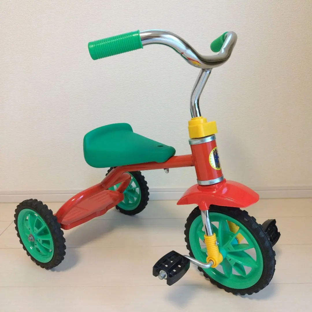 昭和レトロ三輪車TSUBAME豆ダッシュ ベアーズ レッド 子ども