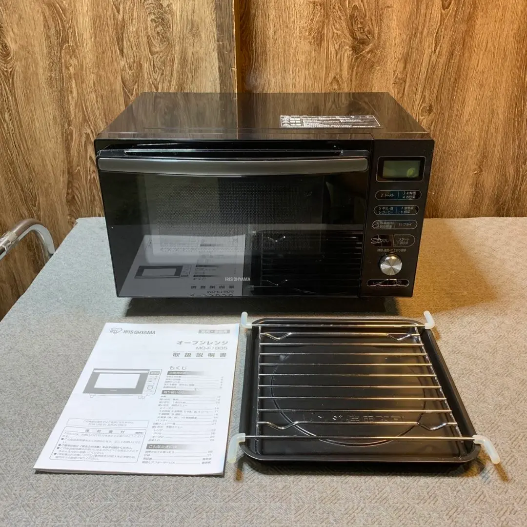 在庫処分#194 電子レンジ　アイリスオーヤマ　MO-F1805-B 22年製 アイリスオーヤマ オーブンレンジ MO-F1805 をレビュー