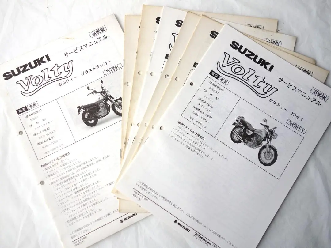 SUZUKI　サービスマニュアル　ボルティー 2025年最新】ボルティー サービスマニュアルの人気アイテム