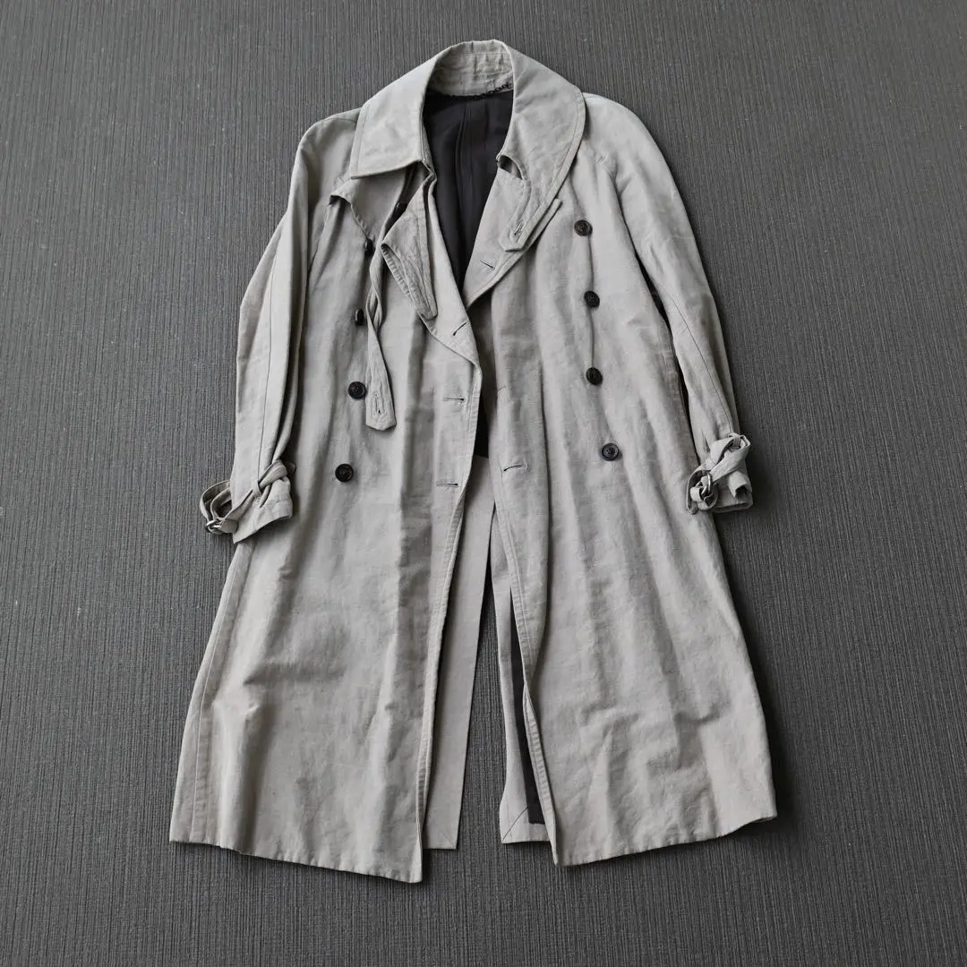 希少 美品 JULIUS ユリウス 06aw トレンチコート グレーベージュ 希少 美品 JULIUS ユリウス 06aw トレンチコート グレーベージュ