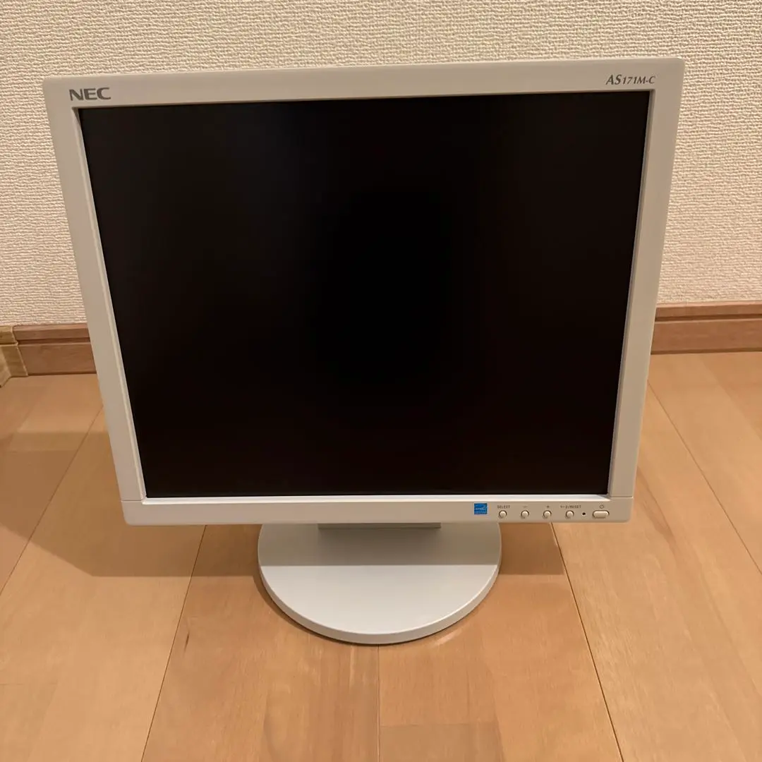 NEC AS171MC ホワイト モニター 本体 NEC LCD-AS171M-C LED液晶モニター 17インチ スクエア ホワイト