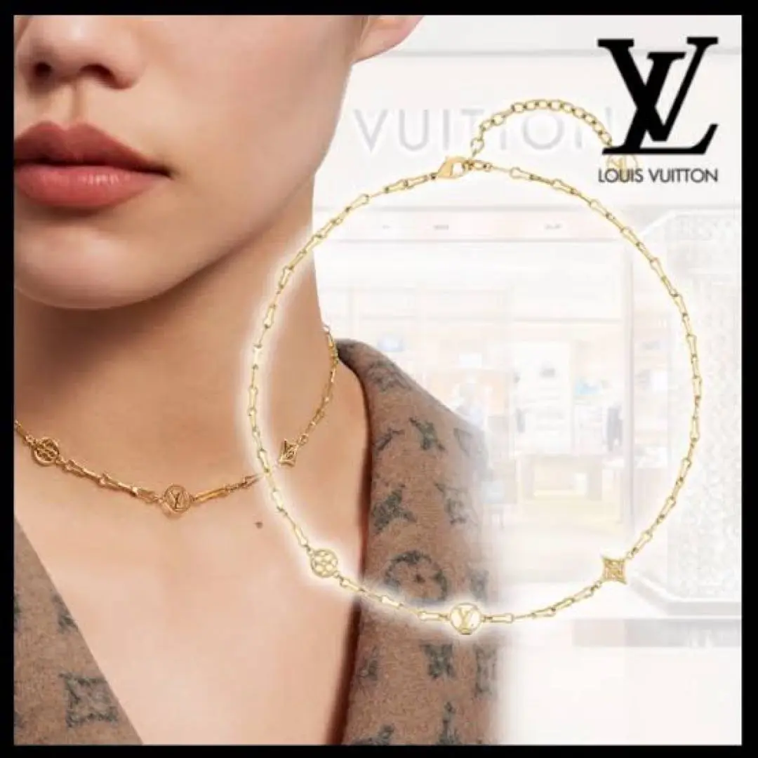 Louis Vuitton ネックレス　フォーエバーヤング　ケース・紙袋付き ヴィトン M69622 コリエ フォーエバー ヤング OB1252 ネックレス
