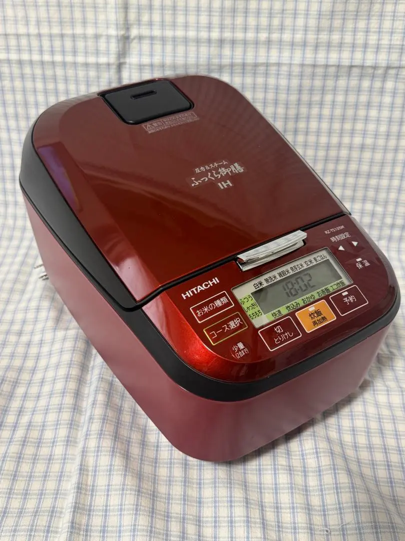 【美品】HITACHI RZ-TS105M 2022年製 日立 HITACHI 炊飯器 RZ-TS105M 5.5合炊き 2022年製 HITACHI