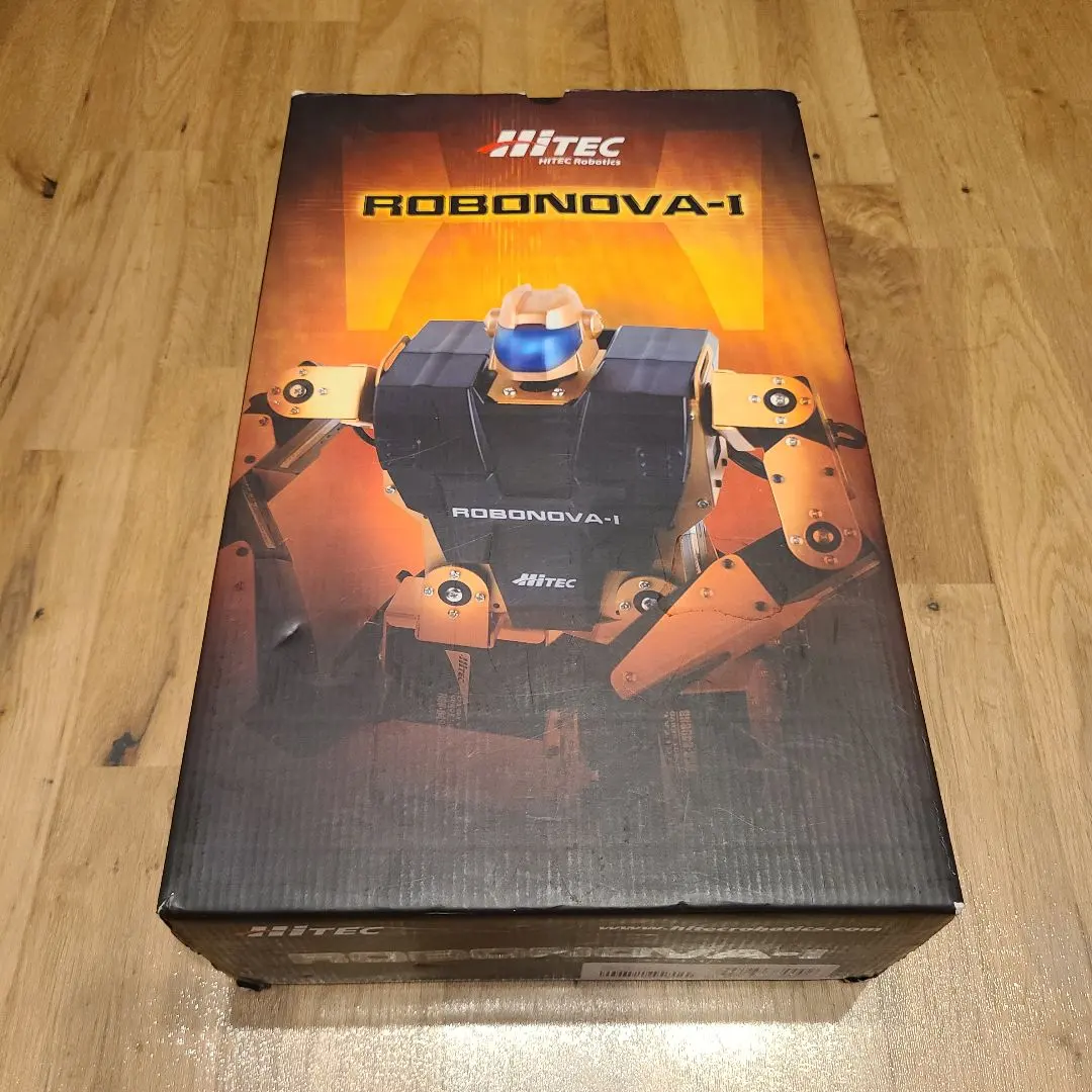 Thumbnail of Rare, out-of-print, unbuilt Hitec ROBONOVA-1 Robot Kit Robonova