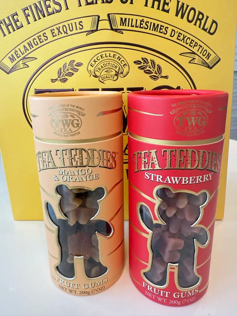 【日本未上陸】TWG ティーベアーグミ　全種類3種3本　　ショップ紙袋付き TWG TEA TEDDIES グミ 紅茶 日本未発売 twg テディベア - メルカリ