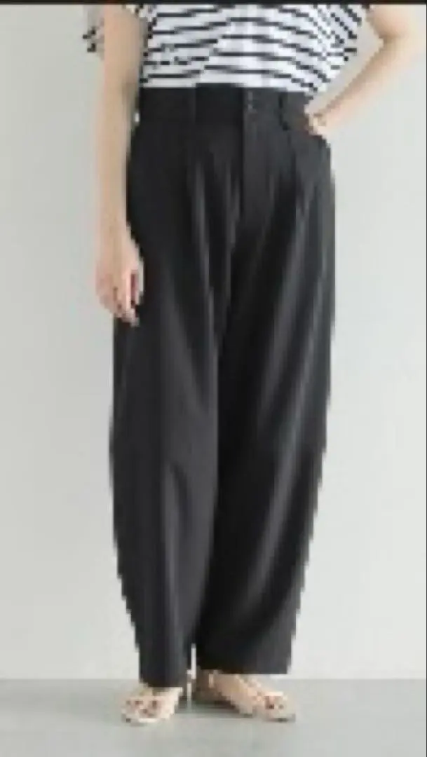 Thumbnail of New LEPSIM Color Block Balloon Pants, Black