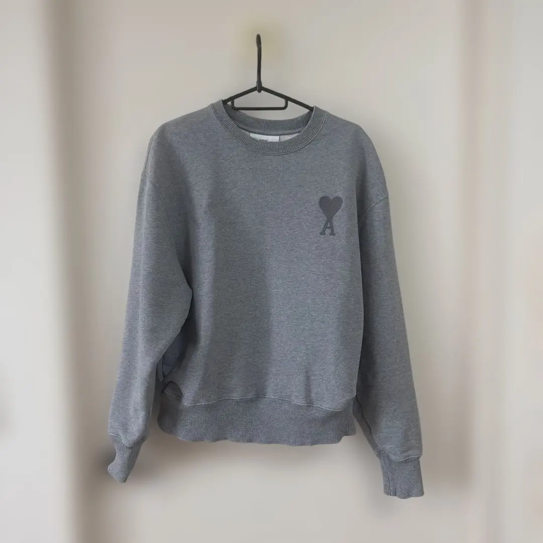 Thumbnail of AMI Alexandre Mattiussi ⭐︎ Heart Embroidered Logo Sweatshirt