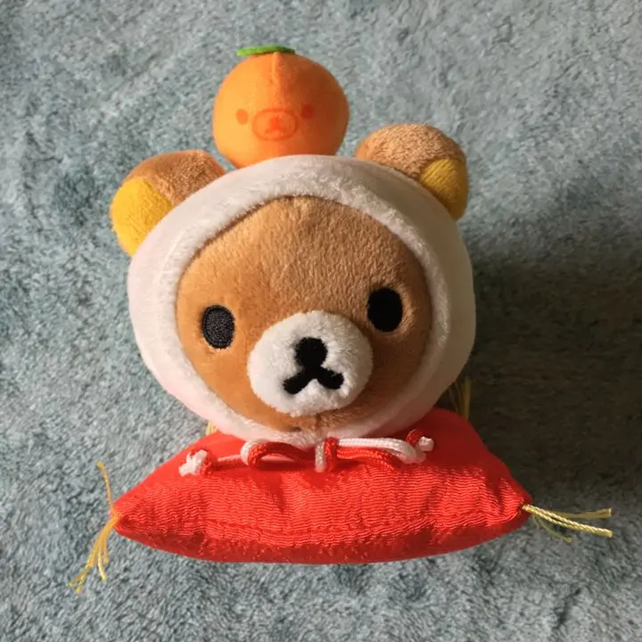 新品リラックマストア限定2019年お正月ぬいぐるみ鏡餅スペシャルぬいぐるみMもち 鏡餅ぬいぐるみ(M) | いつでもリラックマ