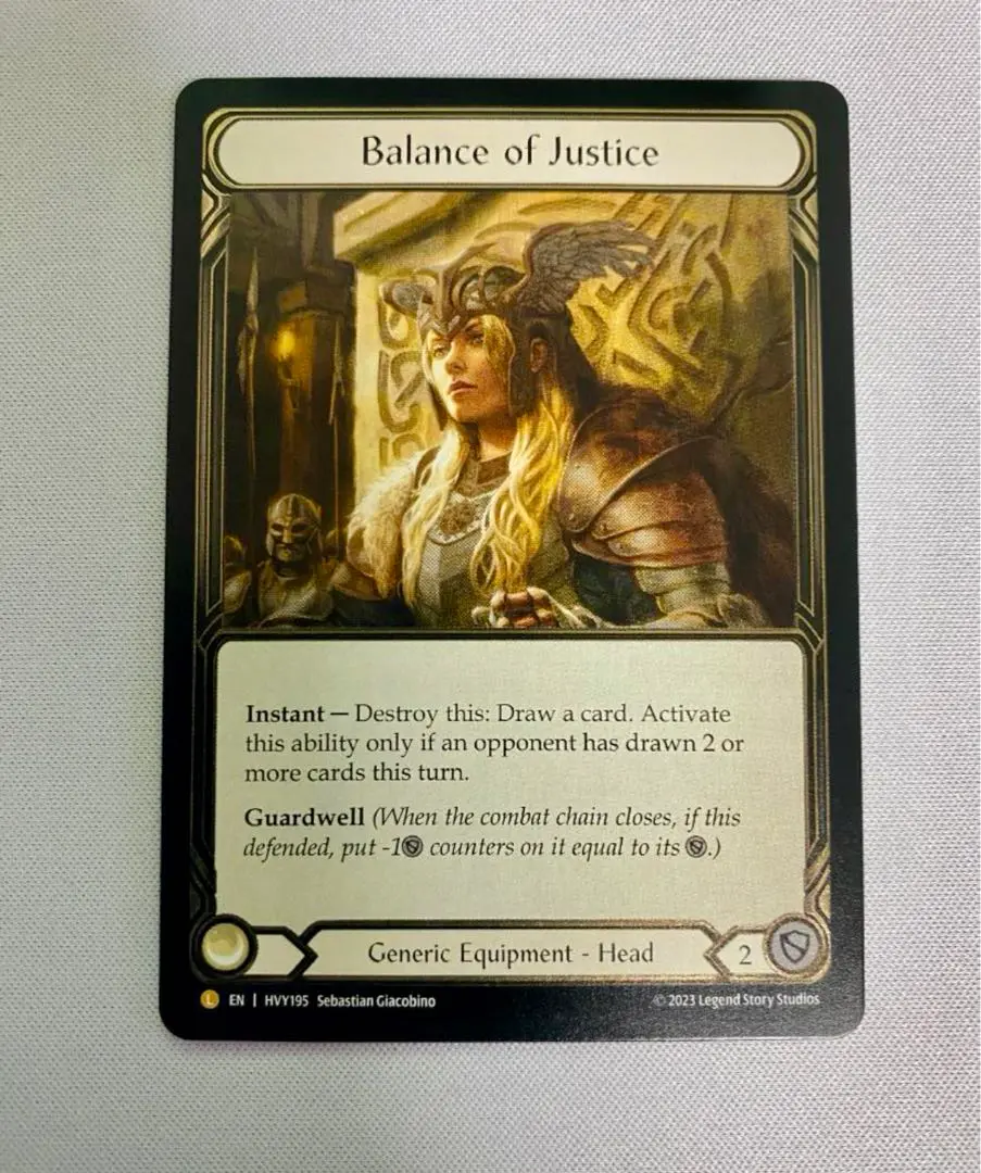 Flesh and Blood Balance of Justice CF