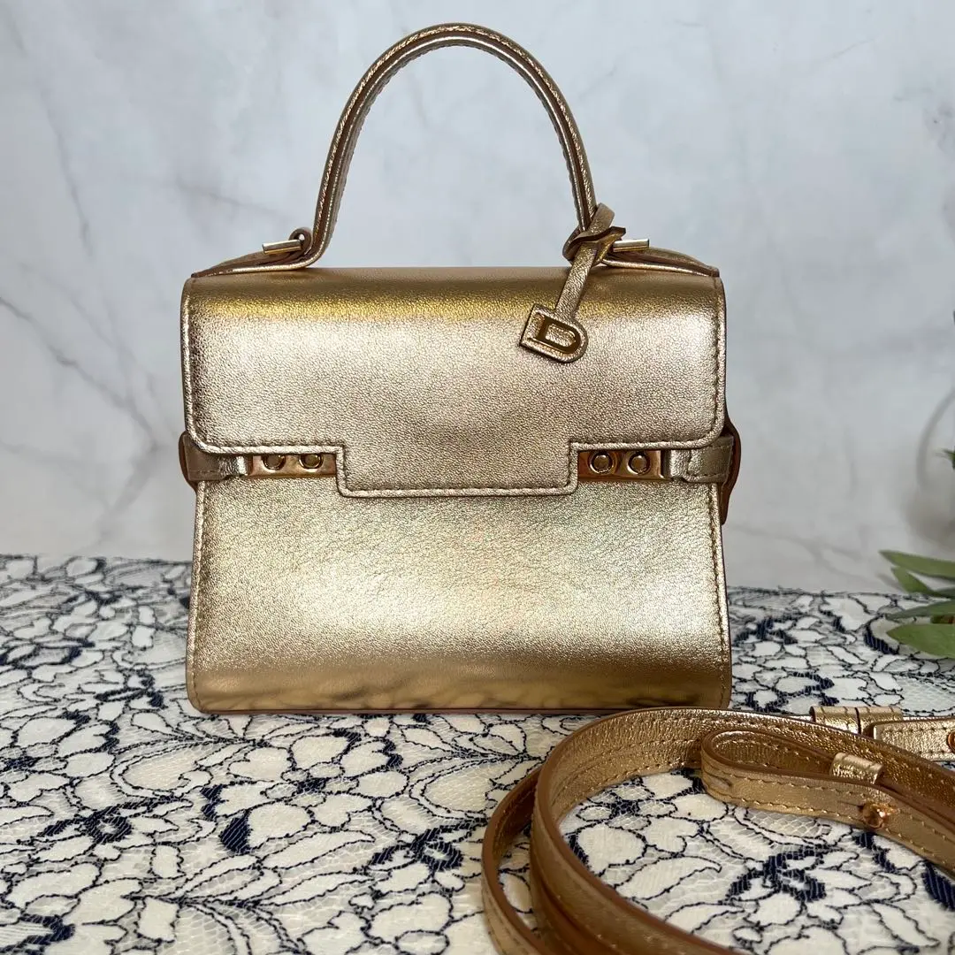1点モノ デルヴォー タンペート ミニ ハンド ショルダー バック DELVAUX デルヴォー ショルダーバッグ Tempte Crush Small